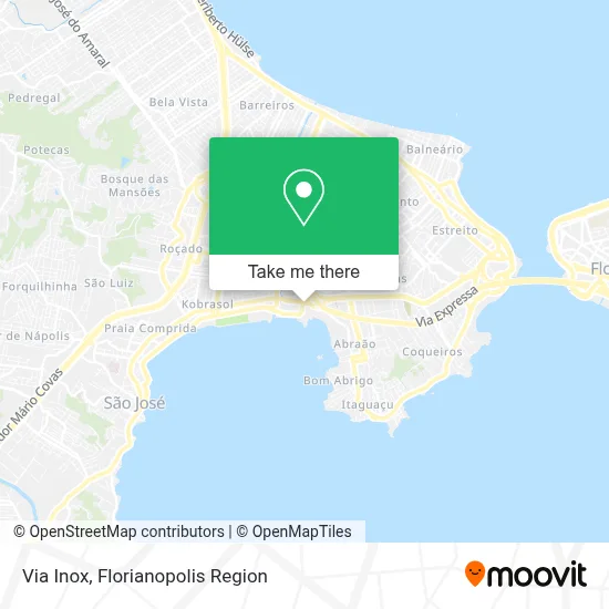 Via Inox map
