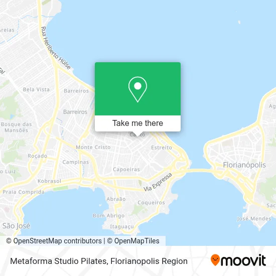 Metaforma Studio Pilates map