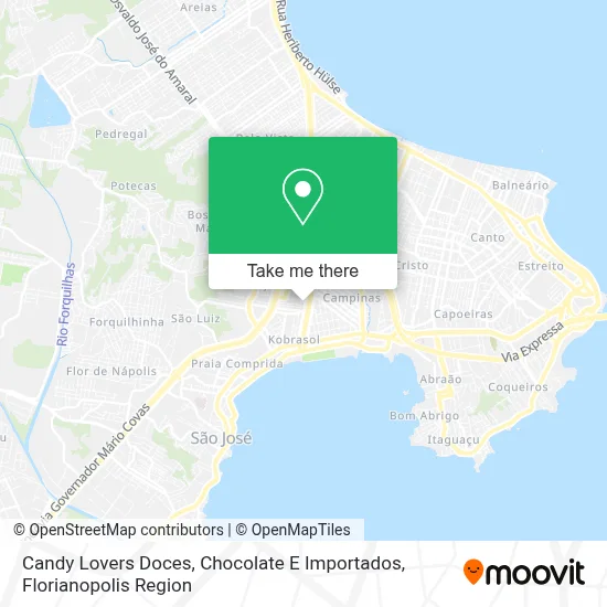 Candy Lovers Doces, Chocolate E Importados map