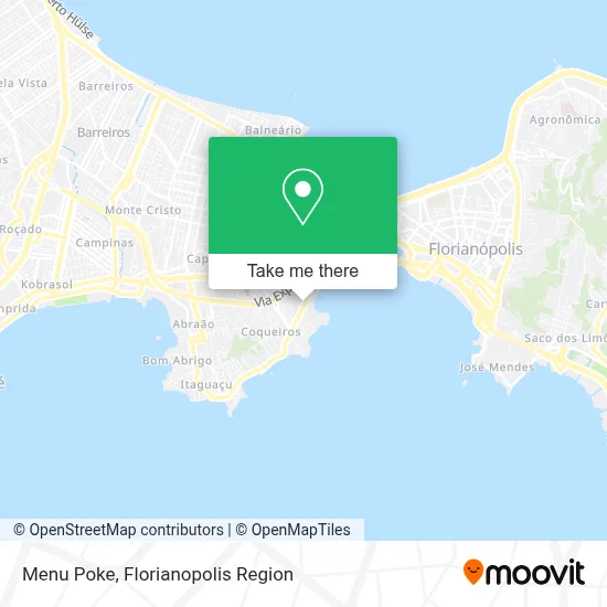 Menu Poke map