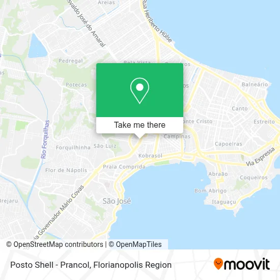 Posto Shell - Prancol map