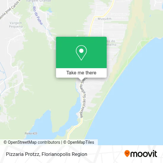 Pizzaria Protzz map