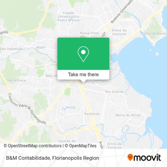 B&M Contabilidade map
