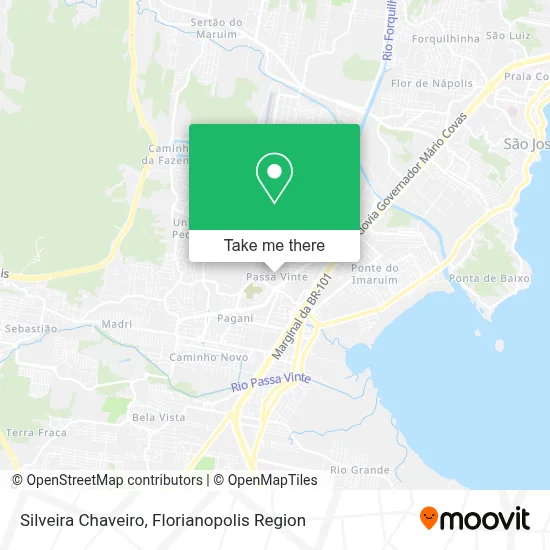 Silveira Chaveiro map