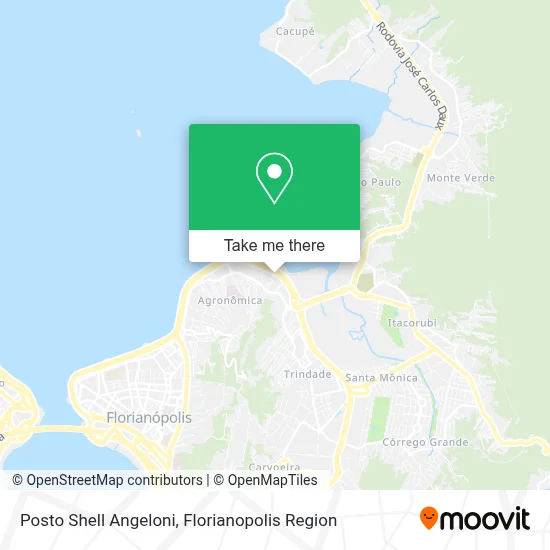 Posto Shell Angeloni map