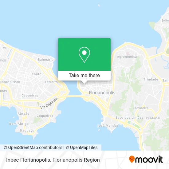 Inbec Florianopolis map