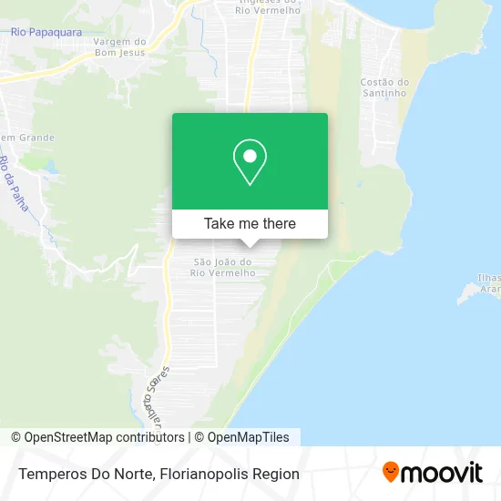 Temperos Do Norte map