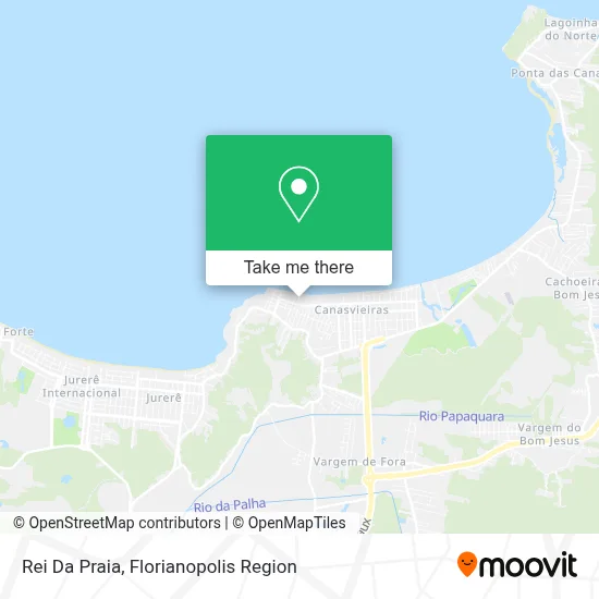 Rei Da Praia map