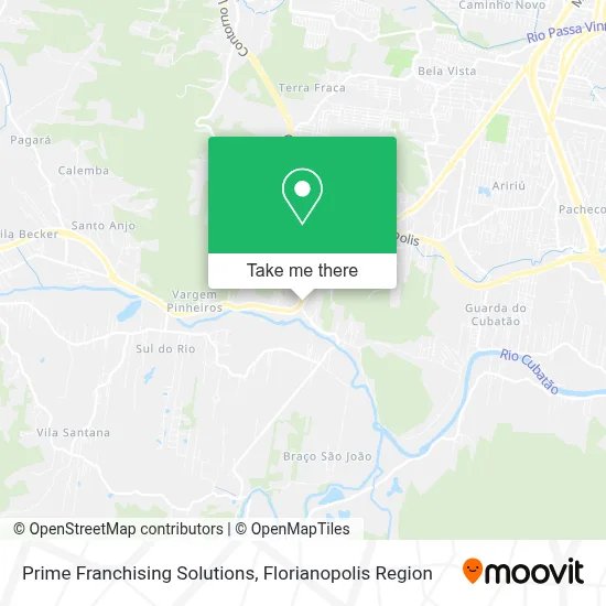 Prime Franchising Solutions map