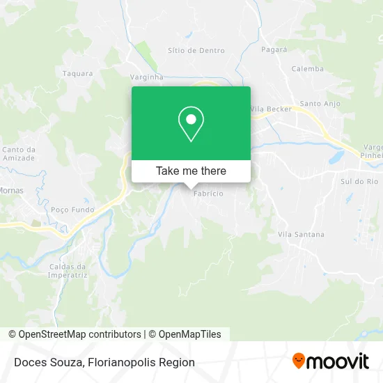 Doces Souza map