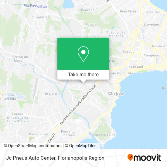 Jc Pneus Auto Center map
