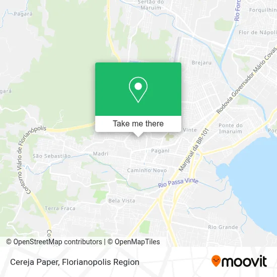 Cereja Paper map