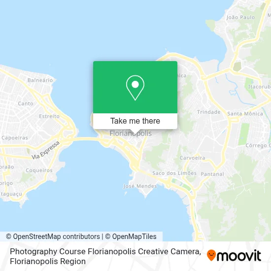 Photography Course Florianopolis Creative Camera map
