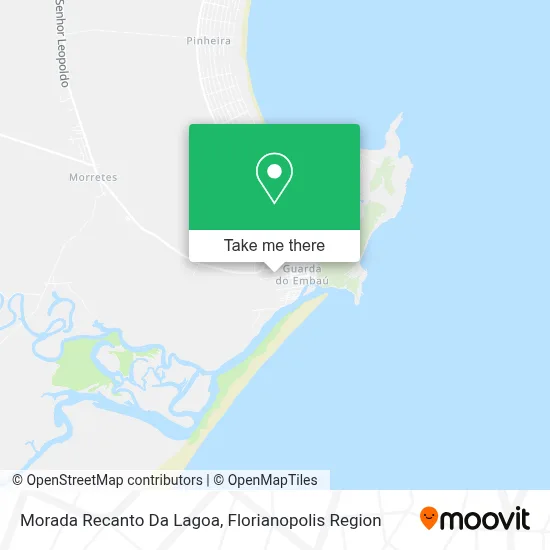 Morada Recanto Da Lagoa map