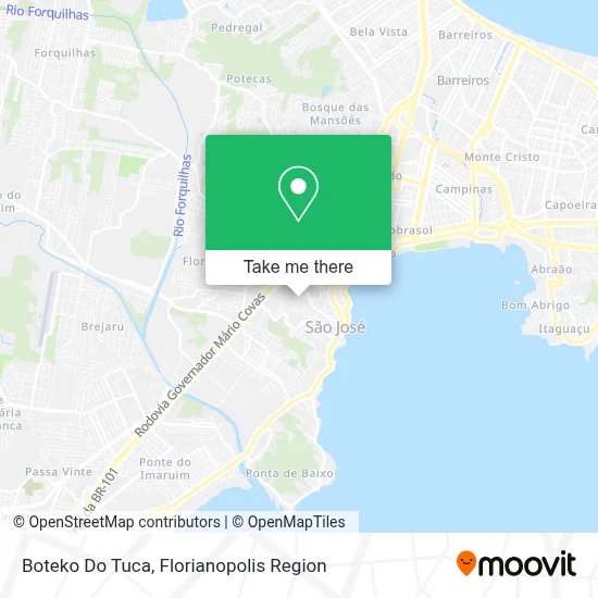 Boteko Do Tuca map