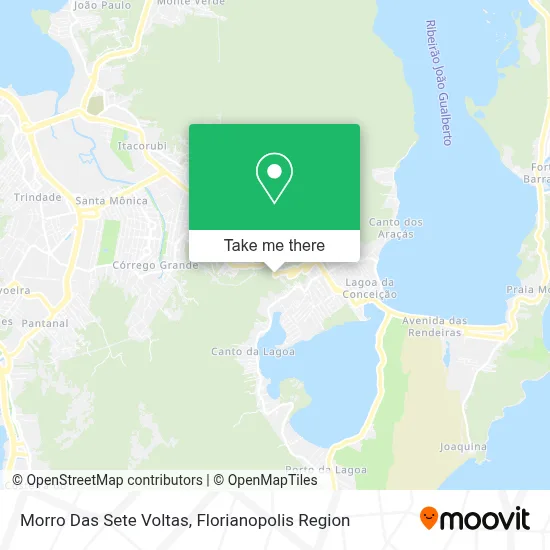 Morro Das Sete Voltas map