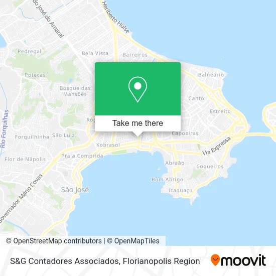 S&G Contadores Associados map
