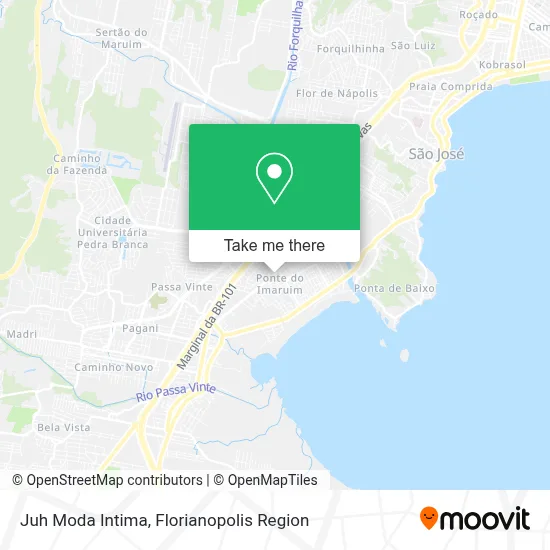 Juh Moda Intima map