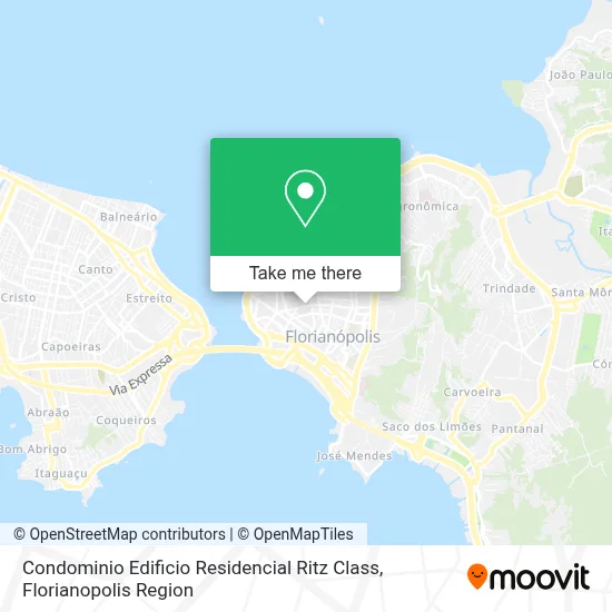 Condominio Edificio Residencial Ritz Class map