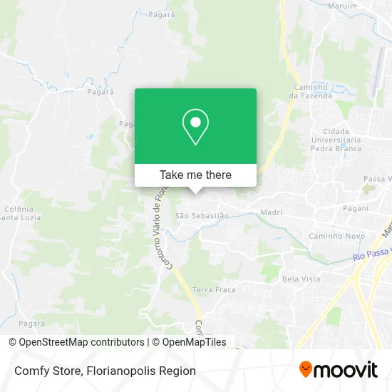 Comfy Store map