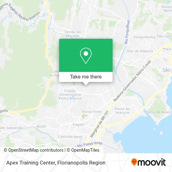 Apex Training Center map