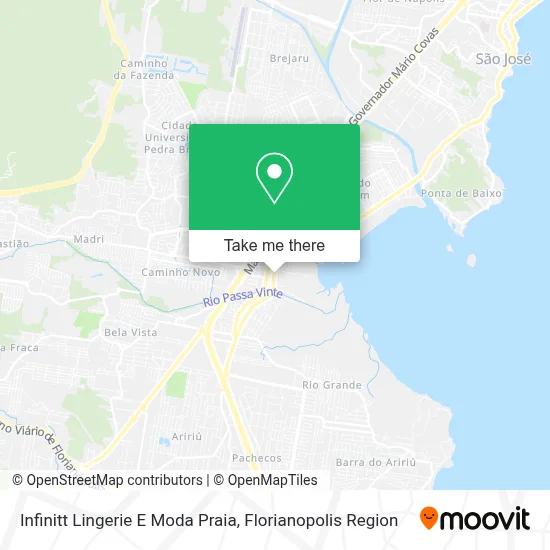 Infinitt Lingerie E Moda Praia map