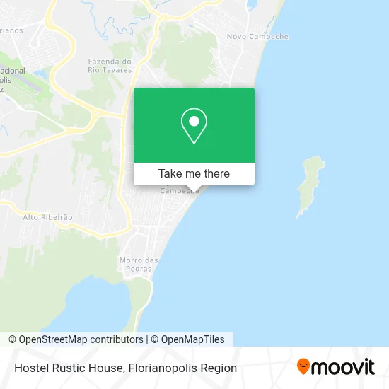 Hostel Rustic House map