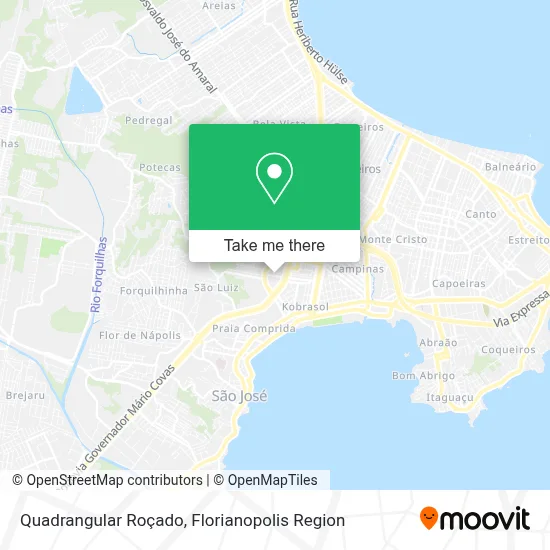 Quadrangular Roçado map