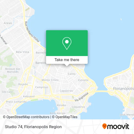 Studio 74 map