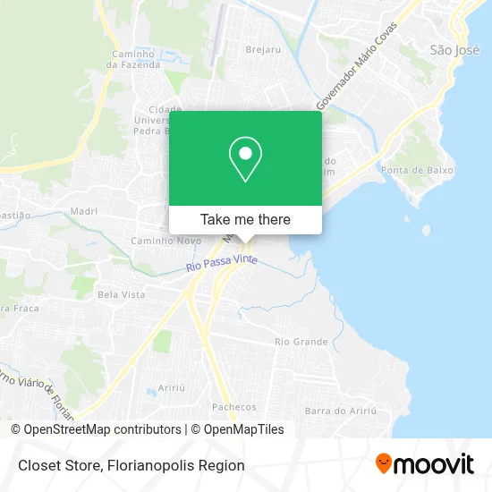 Closet Store map