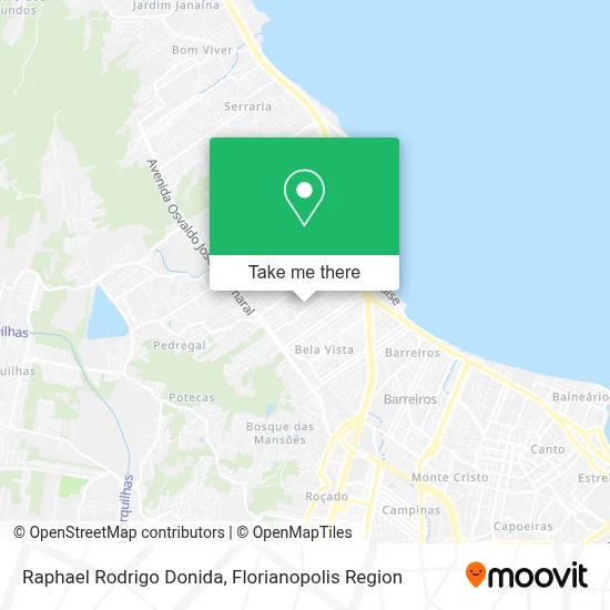 Raphael Rodrigo Donida map