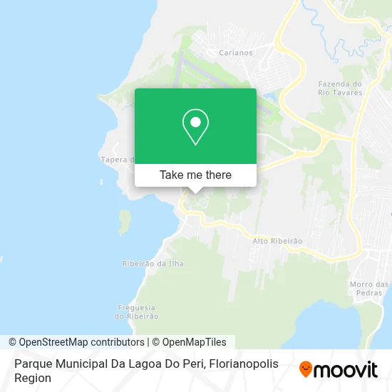 Parque Municipal Da Lagoa Do Peri map