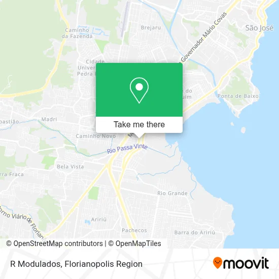 R Modulados map