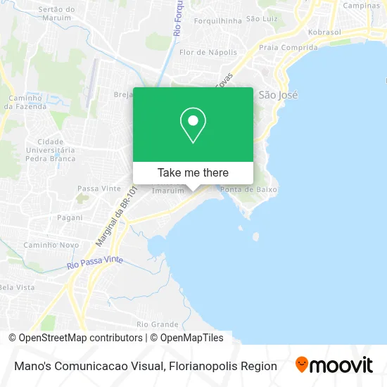 Mano's Comunicacao Visual map