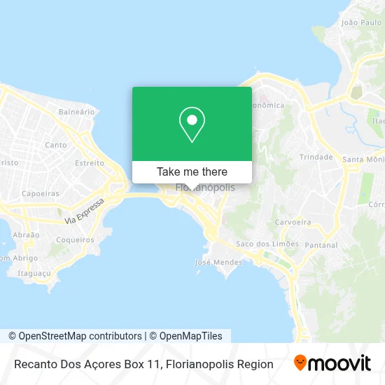 Recanto Dos Açores Box 11 map