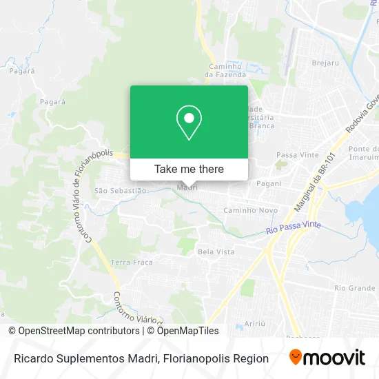 Ricardo Suplementos Madri map