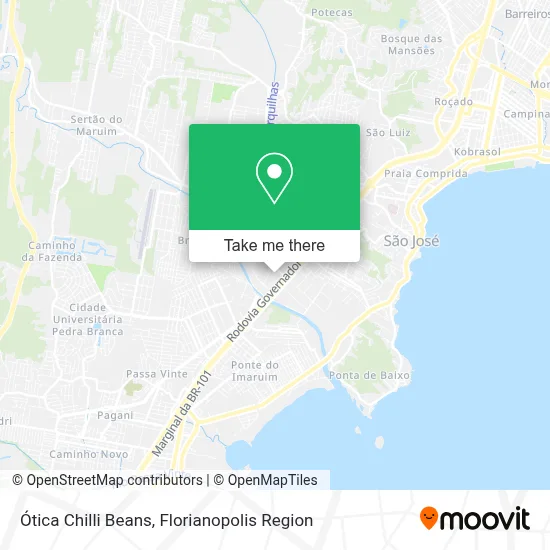 Ótica Chilli Beans map