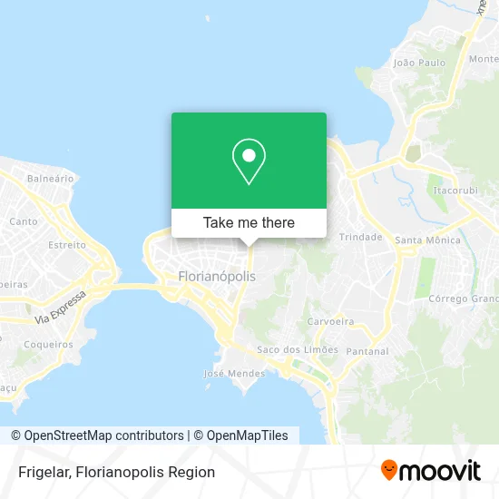 Frigelar map