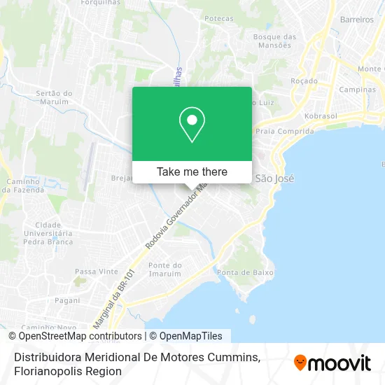 Distribuidora Meridional De Motores Cummins map