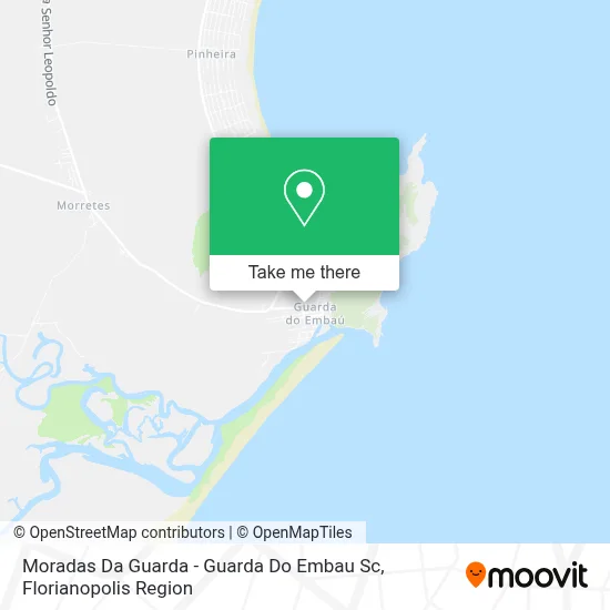 Moradas Da Guarda - Guarda Do Embau Sc map