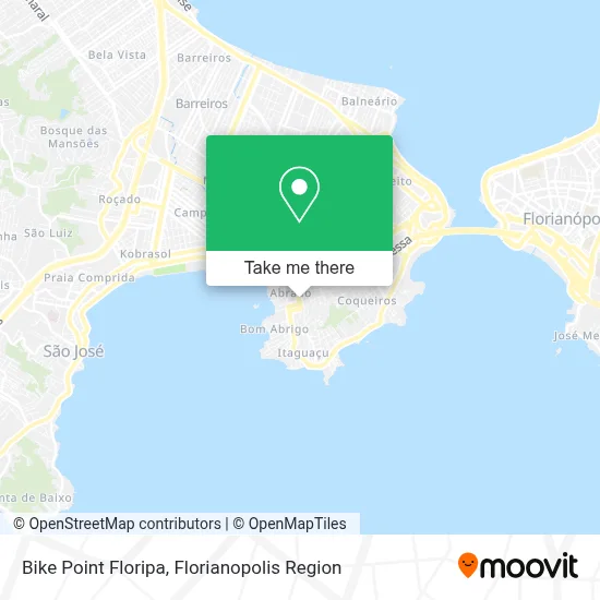 Bike Point Floripa map