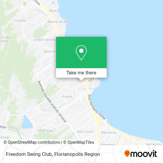 Freedom Swing Club map