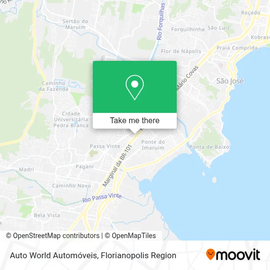 Auto World Automóveis map