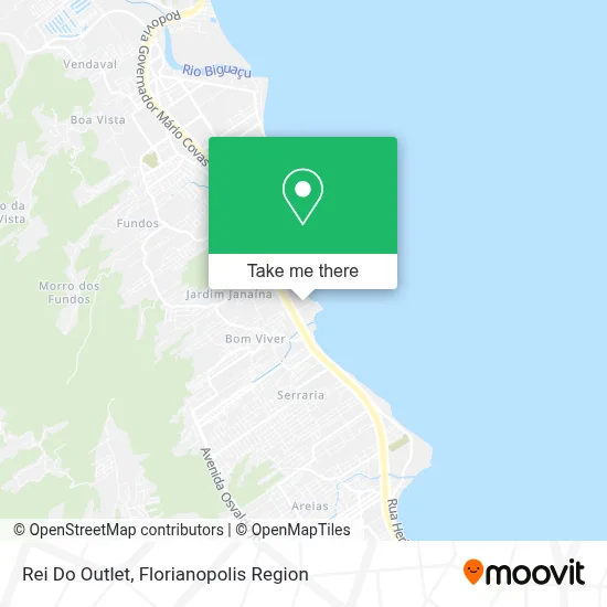 Rei Do Outlet map