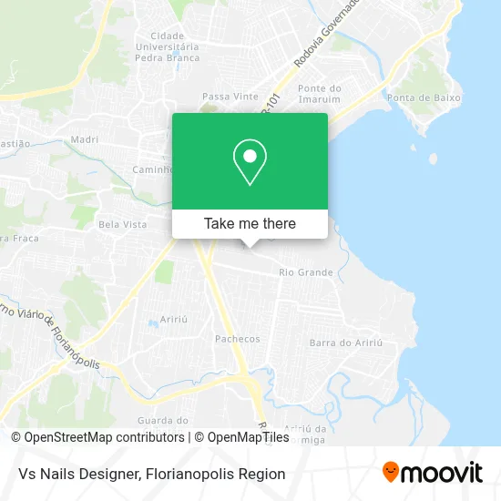 Vs Nails Designer map