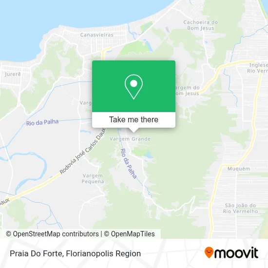 Praia Do Forte map