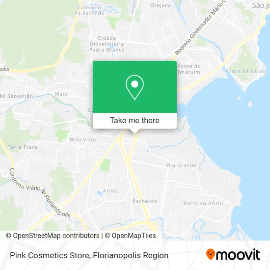 Pink Cosmetics Store map