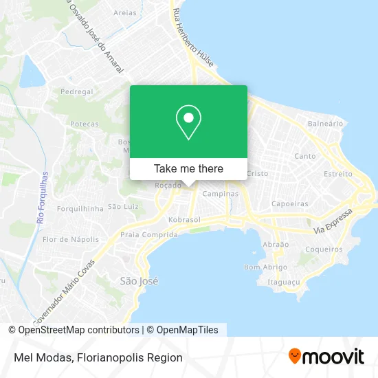Mel Modas map