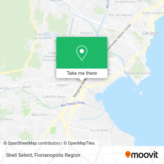 Shell Select map