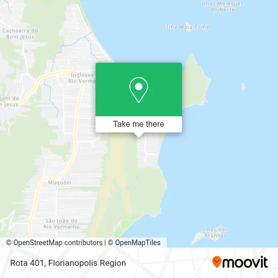 Rota 401 map